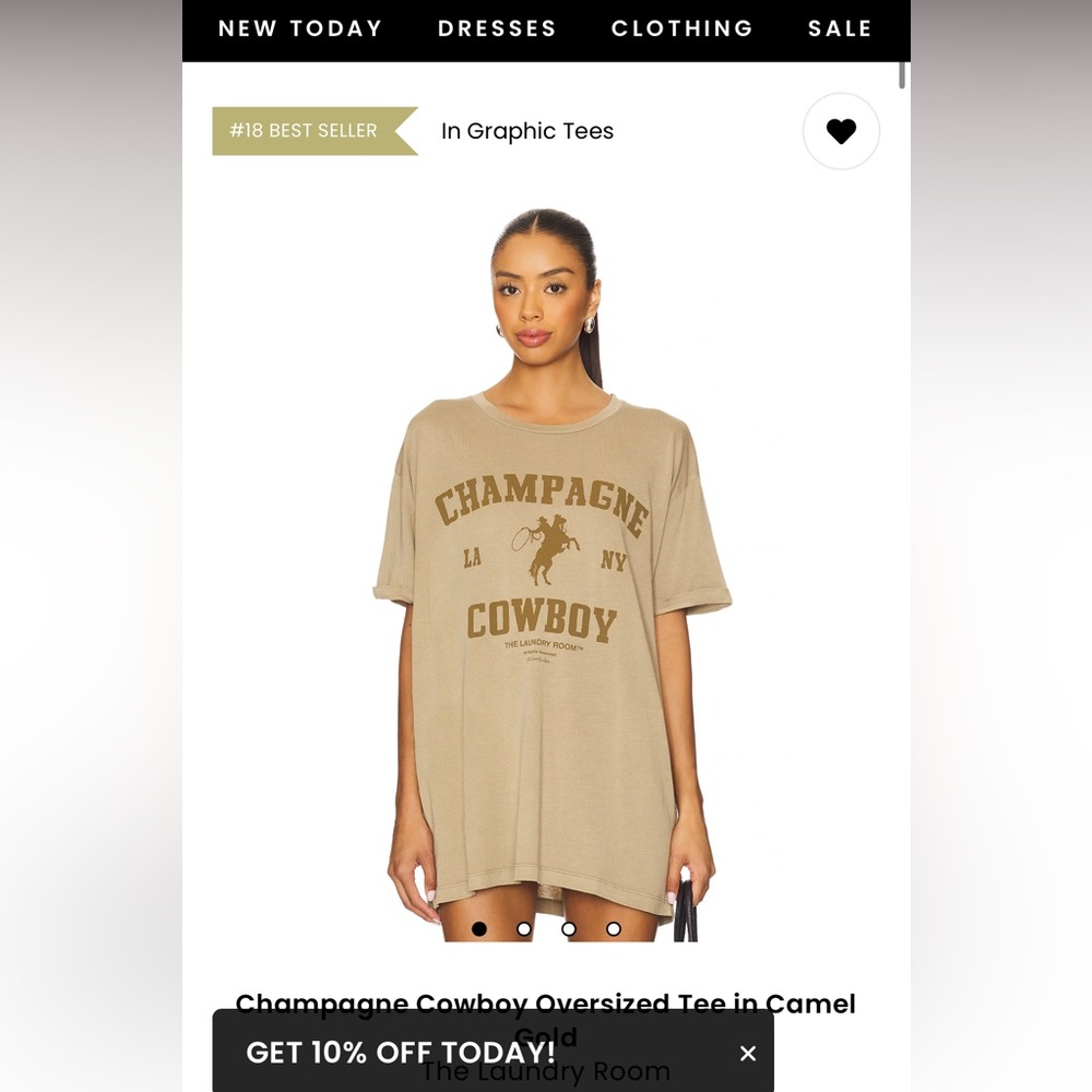 ISO this tee the laundry room champagne cowboy tee small